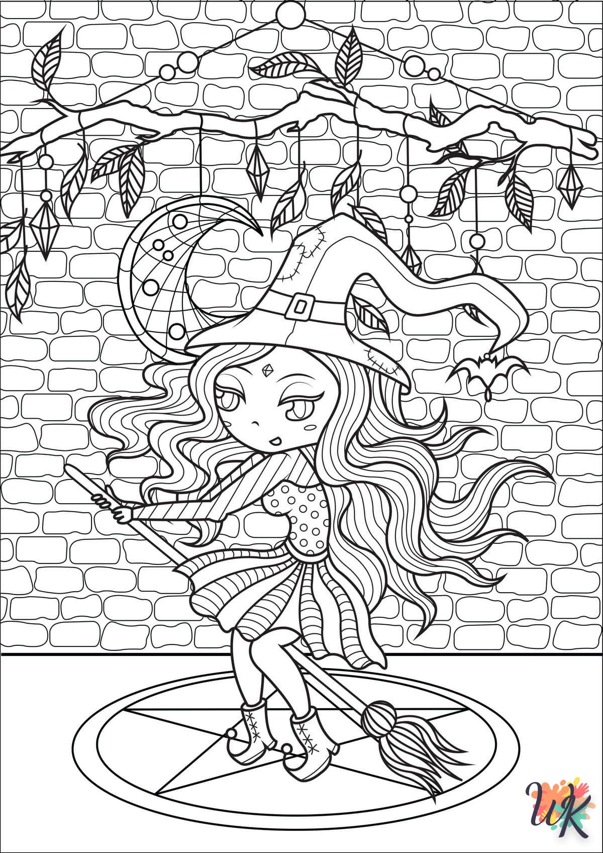Strega 78 Disegni da Colorare Strega 76